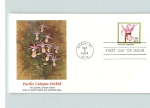 ORCHID Flowers, SET of 4 First Day of Issue, 1984 - Picture 1 of 4