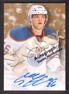 2012-13 Fleer Retro Hockey Autographics 1999 #99-TH Teemu Hartikainen Auto