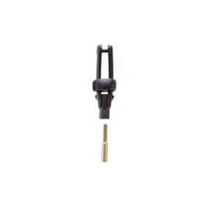 Dubro brazo largo Micro Clevis .047 negro, #DUBRO974 - Imagen 1 de 1