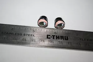 VINTAGE BLAU KLEINE OFFENE SCHLIESSE BLINKENDE AUGEN 12 mm MODE GRÖSSE 1/6 12 ZOLL PUPPE - Bild 1 von 4