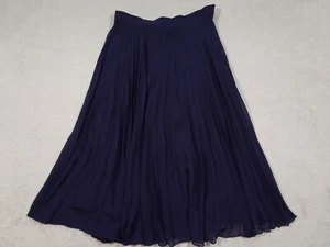 Topshop Damen Größe 6 Marineblau Midirock - Bild 1 von 8