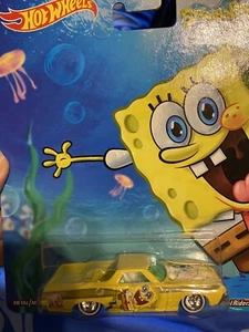 Hot Wheels Nickelodeon SpongeBob SquarePants '72 Ford Ranchero Metal Real Riders - Picture 1 of 8