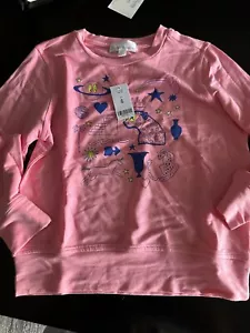 Rockets Of Awesome Girls   long  Sleeve Pullover Sweatshirt Sz 6  & Pants Nwt - Picture 1 of 9