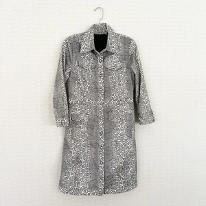ELIE TAHARI Emilia Snakeprint Shirtdress Women’s Size 6 Neutral Workwear - Picture 1 of 6