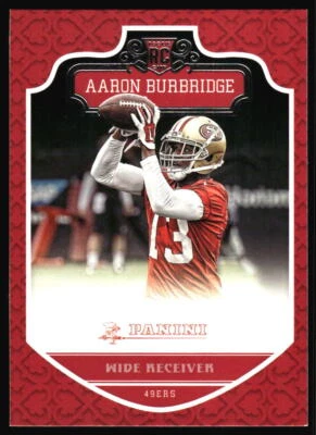 2016 Panini Aaron Burbridge Rookie #257 San Francisco 49ers - Image 1 of 2