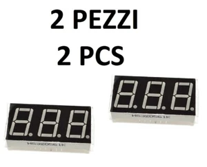 2PZ Display LED 7 Segment Red Common Anode 3 Digit Number 0,56 Arduino - Picture 1 of 4
