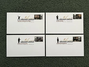 Abraham Lincoln - US Scott 4380-4383 - Set of 4 First Day Issue FDC - Picture 1 of 5