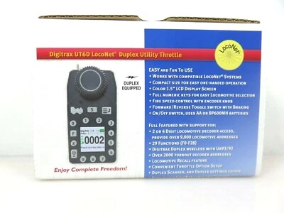 Digitrax UT6D Utility Radio Throttle LocoNet NIB - Image 1 of 3