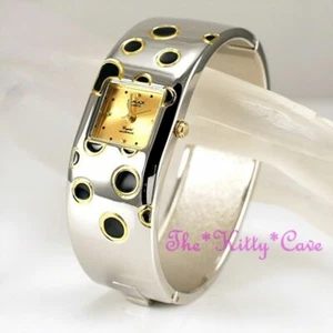 OMAX Retro 2 tono, Plata y Oro, Seiko Movt, Marca Suiza, Brazalete Reloj BAE016 - Imagen 1 de 10