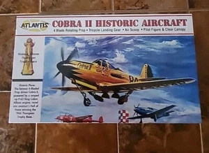 Atlantis Models Cobra II Historic Aircraft 1:46 Scale Model Kit New in Box - Picture 1 of 8