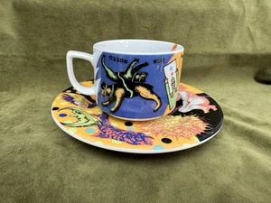 Bopla Porcelain Coffee Cup Saucer Langenthal Switzerland Vintage Collectible - Picture 1 of 7