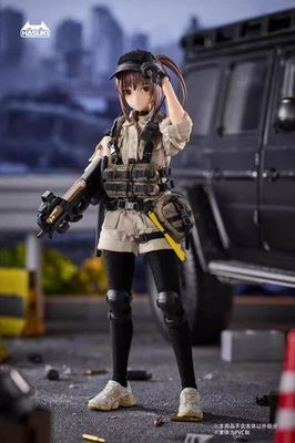 FOR HASUKI PA006 1/12 Security Guard Hiyo Reizei 6" Action Figure Model - Image 1 of 4