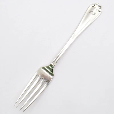 HORQUILLA VINTAGE PLATA ESTERLINA .925 FLAMENCA POR TIFFANY & CO. MONOGRAMA "MW" 7" Foto 1 de 4