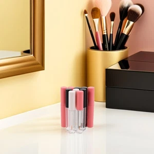  10pcs Lip Gloss Tubes: 5ml Empty Refillable Lip Balm Bottle With Wand For Diy - Picture 1 of 12