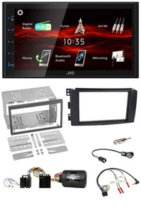 JVC USB Bluetooth Lenkrad DAB 2DIN Autoradio für Smart ForFour 2004-2006 - Bild 1 von 12