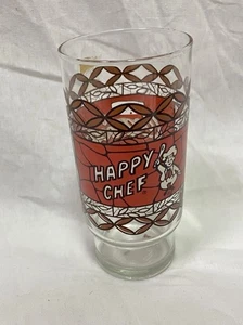 Vintage Coca Cola Happy Chef Drinking Glass Mankato Minnesota Restaurant Ware - Picture 1 of 4