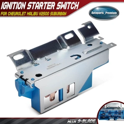 Ignition Switch for Chevrolet Malibu K2500 Suburban K5 Blazer P10 R10 Suburban - Image 1 of 4