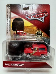 Disney Pixar Cars Sgt. Highgear Super Chase Die-Cast Rojo Reino Unido Guardia Mattel Nuevo - Imagen 1 de 9