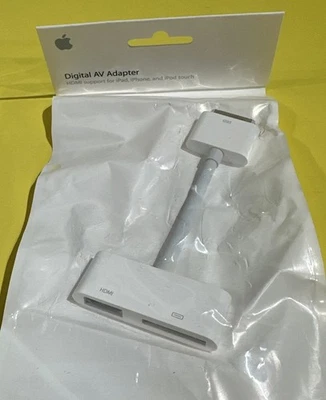 Digital AV HDMI Apple Adapter NEW and ORIGINAL for iPad iPhone iPod MC953ZM/A - Image 1 of 3