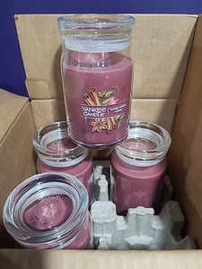 Lote de 4 tarros grandes originales Home Sweet Home Candle 22 oz - Yankee Candle Double Wic - Imagen 1 de 8