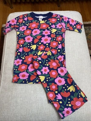 Hanna Andersson 150 Conjunto de Pijama Corto Johns Algodón Orgánico Retro Margarita EE. UU. 10/12 Foto 1 de 4