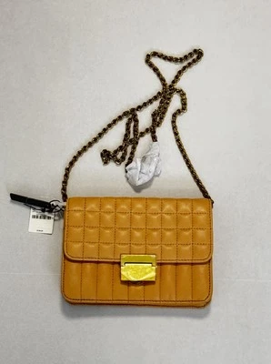 J. Bolso de Mano Bandolera Crew Cuero Sin asas Tam Acolchado Nuevo con Etiqueta - Leer Foto 1 de 4