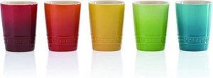 Le Creuset Tumbler Short Tumbler 240ml Rainb 12. Tumblers 5 pieces - Picture 1 of 6