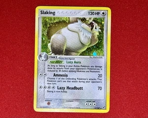 Slaking 15/107 Holo Rare Deoxys Set Pokemon Card LP ✨ - Picture 1 of 3