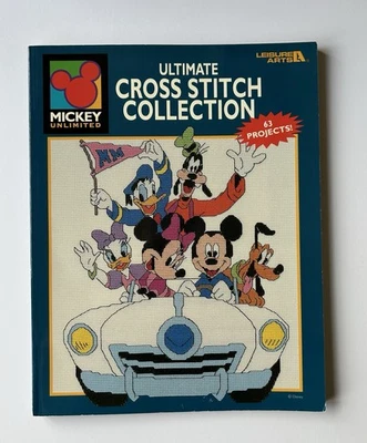 1998 Mickey Mouse/Disney Ultimate Cross Stitch Collection book - Image 1 of 4