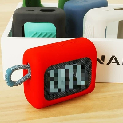Funda protectora de silicona para altavoz portátil inalámbrico Bluetooth JBL GO3 Foto 1 de 4