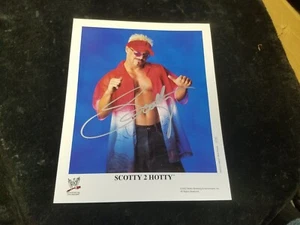 WWE SCOTTY 2 HOTTY 2002 Firmado Color Promo Foto Fotografía 8"" X 10"" - Imagen 1 de 4