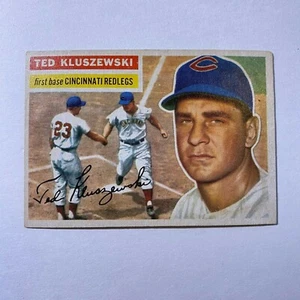1956 Topps #25 Ted Kluszewski Cincinnati Reds bella cartolina - Foto 1 di 6