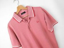 FRED PERRY POLO SHIRT TOP ORIGINAL MADE IN PORTUGAL M1200 size L