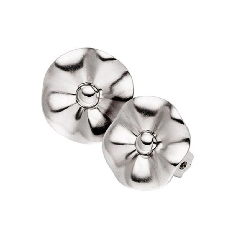 MAGNETIX Ohrschmuck - Clips 2507 (C) "Welle Edelstahl" Magnetschmuck   - Bild 1 von 1