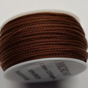 Micro Cord Chocolate 125 FT HECHO EN EE. UU. y envío de la misma palabra - Imagen 1 de 1