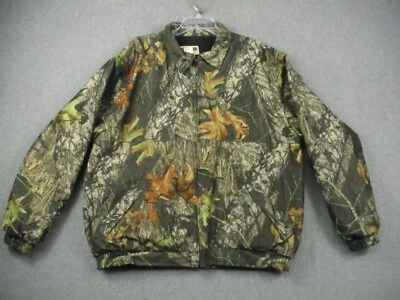 Game Winner Sportswear Camo Jacket XXL Mossy Oak Pockets Full Zip - Image 1 of 4
