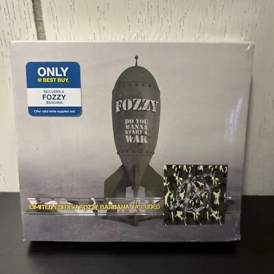 Fozzy Do You Wanna Start a War CD New Sealed Bandana Chris Jericho WWE AEW ROCK - Image 1 of 3