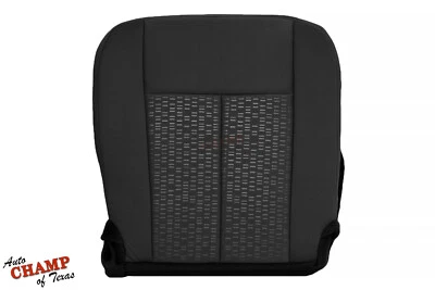 2015-2017 Ford Expedition XLT XLS - Capa de assento de pano inferior lateral preta - Imagem 1 de 4