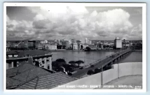 RPPC Recife - Ponte Buarque 0Macedo Bairro Sto. Antonio - BRAZIL Postcard - Picture 1 of 2