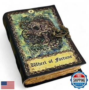 Cuirte Book of Spells Aesthetic Journal Witchcraft Supplies Deckle Edge Paper - Picture 1 of 5