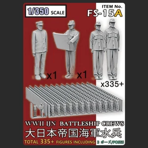 Factori FS-15A Ensemble d'équipages de cuirassés IJN (1/350) - Picture 1 of 11
