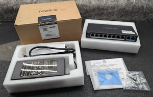 🔥New🔥 Reolink RLA-PS1 PoE Switch with 8 PoE Ports - Reolink NVR/PoE IP Camera - Picture 1 of 15
