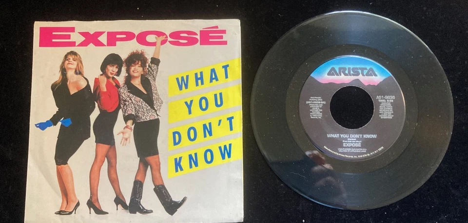 Expose, What You Don't Know ~ 1989 Arista 45 + sleeve - Image 1 of 1