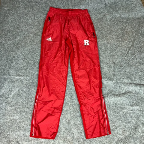 Rutgers Scarlet Knights Womens Pants Medium Tall Red White Adidas NCAA Running Cover