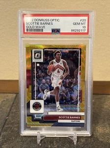 2022 Panini Donruss Optic Scottie Barnes Gold Wave /10 #20 PSA 10 POP 2 - Bild 1 von 2