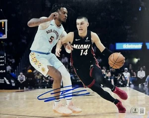 TYLER HERRO SIGNED AUTOGRAPHED 8x10 PHOTO MIAMI HEAT BECKETT BAS COA - Picture 1 of 1
