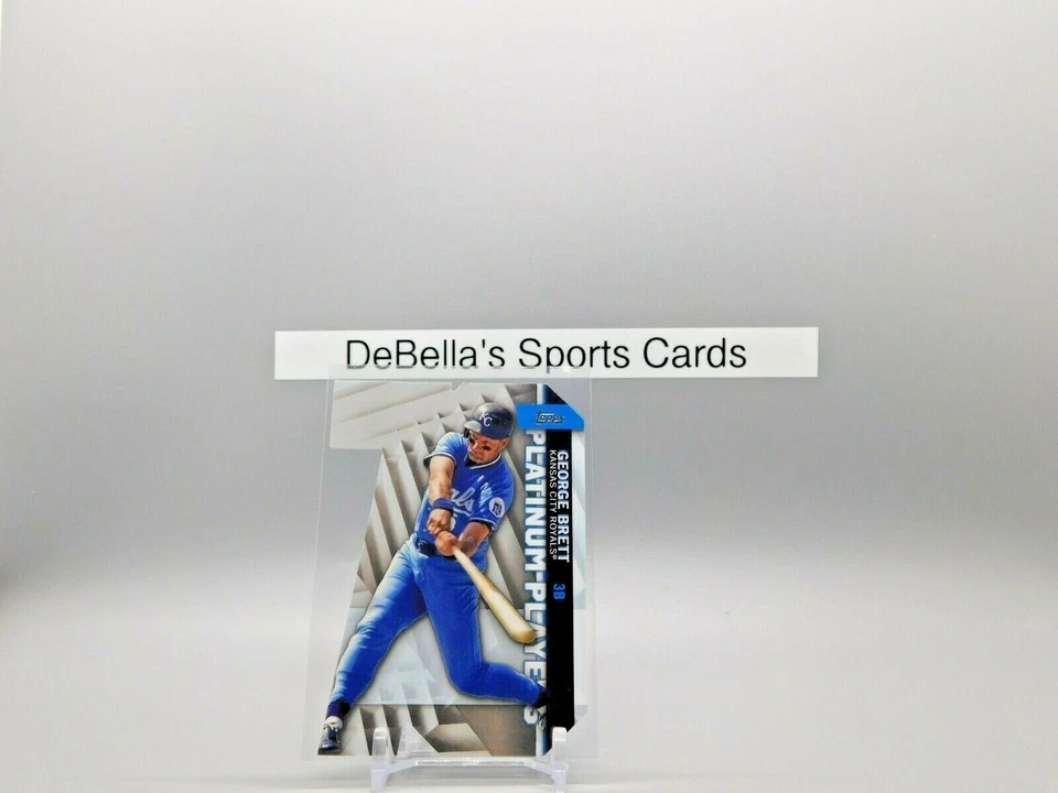 2021 Topps Series 1 Platinum Players Die Cut - George Brett KC Royals PDC-8  - Image 1 of 2