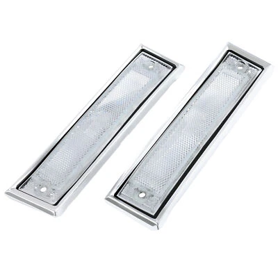 Par de luces marcadoras laterales para Chevy GMC Jimmy Blazer Suburban C/K 1981-1991 Foto 1 de 4