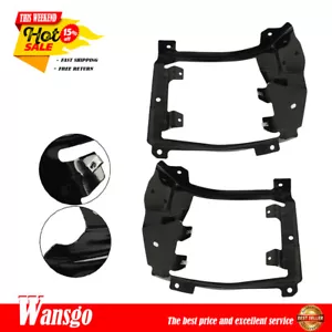 Front Outer Set of 2 For 16 17 2018 Chevrolet Silverado 1500 Bumper Bracket NEW - Foto 1 di 13