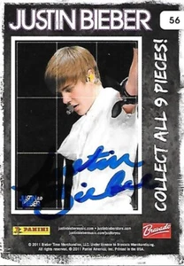 JUSTIN BIEBER handsignierte Farbfotokarte ERSTAUNLICHER PREIS - EINZIGARTIGER ARTIKEL! - Bild 1 von 4